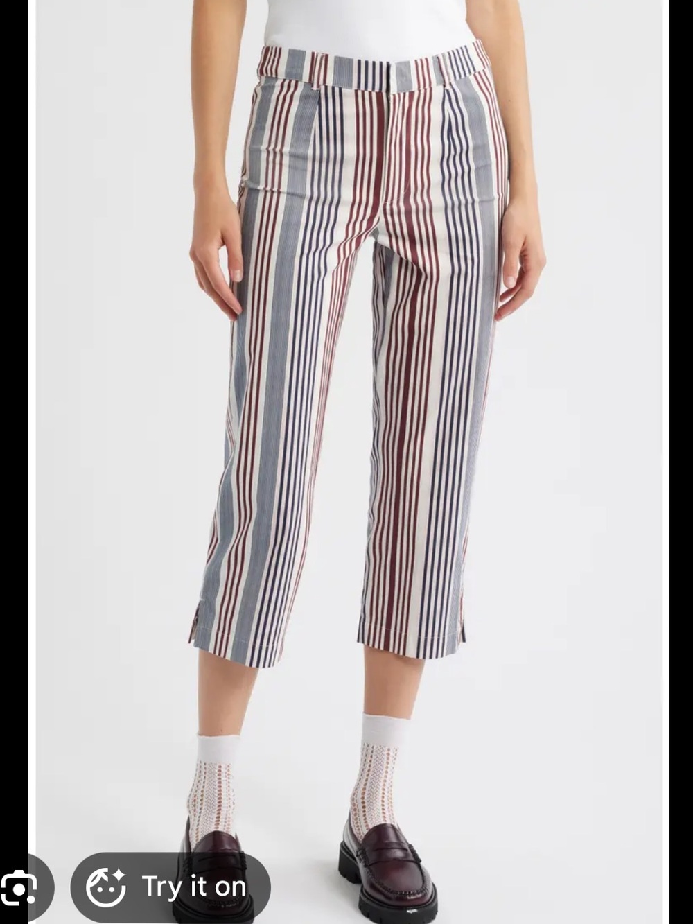 NWT Damson Madder Gaia Capri Pants (US 4)